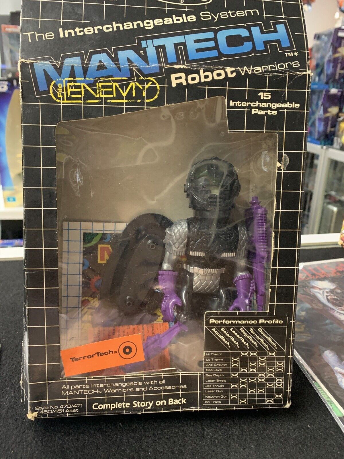Mantech Robot Warriors 1983 Box In Poor Condition Remco