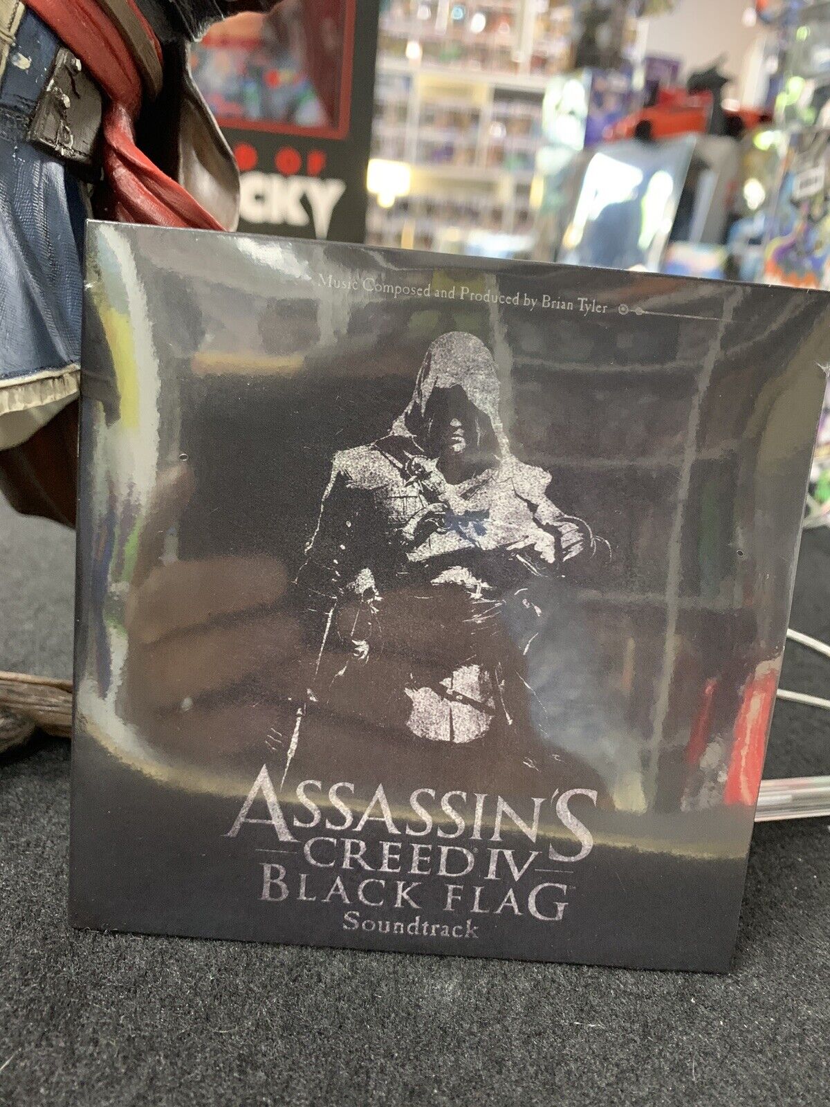 Assassins Creed Black Flag Statue Only With Box Art Work Soundtrack N05256