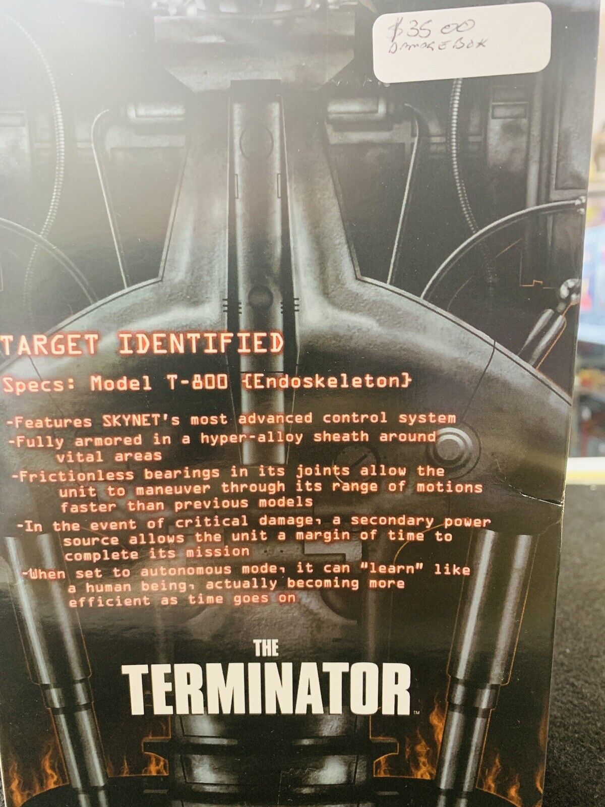 The Terminator Endoskeleton Damage Box Cyber Drive Systems N05584