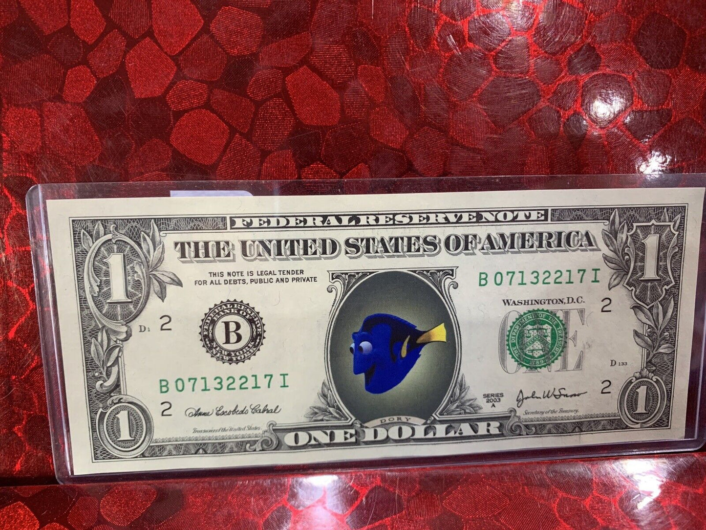 Celebrity money , Dory , Real , In Protective Sleeve N03091