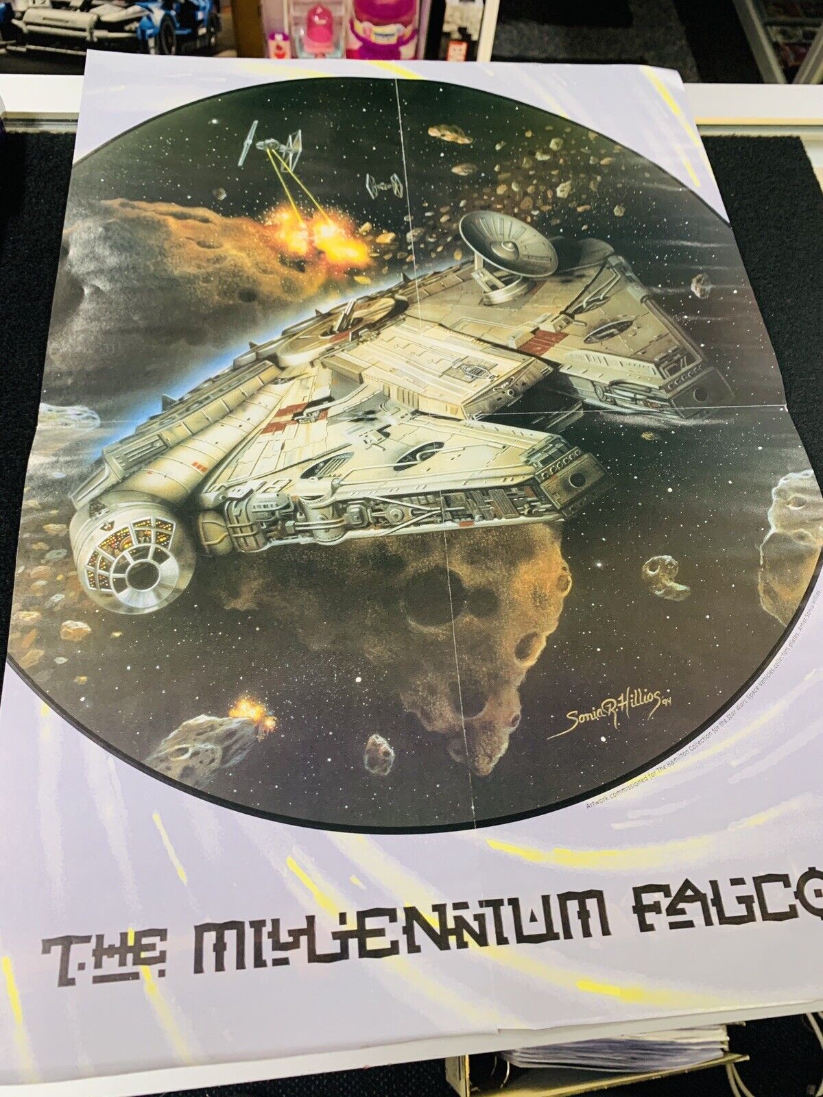 Star Wars Millennium Falcon 1995 with sticker kit new no figurines N05720