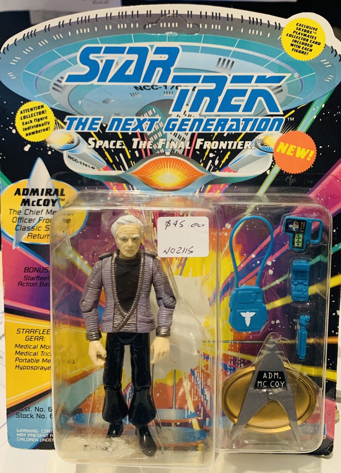 Star Trek The Next Generation Figurine Admiral McCoy Year 1993