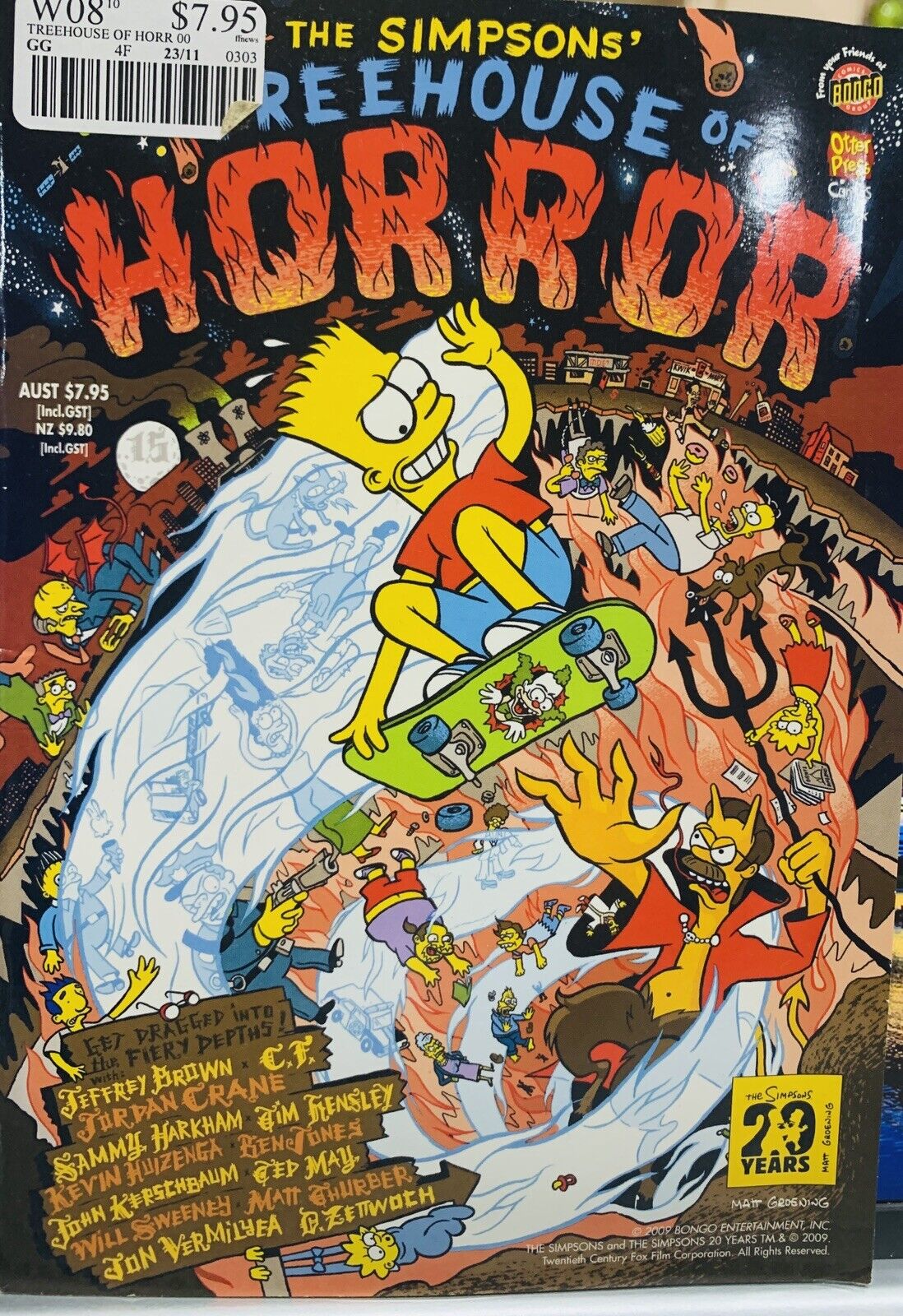 The Simpsons Tree House Of Horror N15 Comic Rare