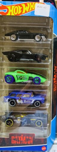 Hot Wheels The Batman Diecast Car 5-Pack