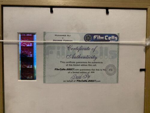 Muhammad Ali V George Foreman Film Cell
