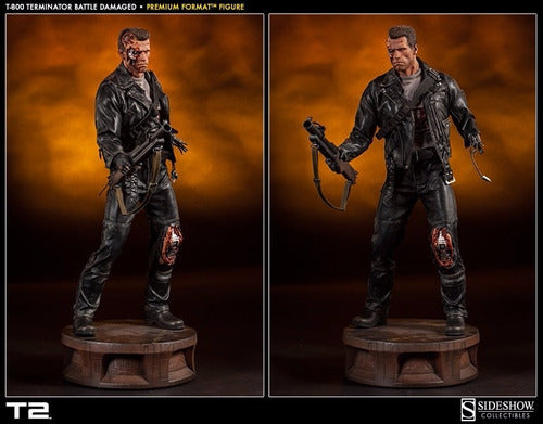 T:800 Terminator Battle Damaged Premium Format™ Figure by Sideshow Collectibles