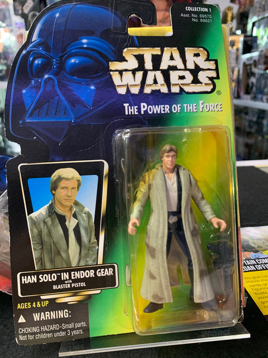 Star Wars the power of the force Hans solo kenner 1997