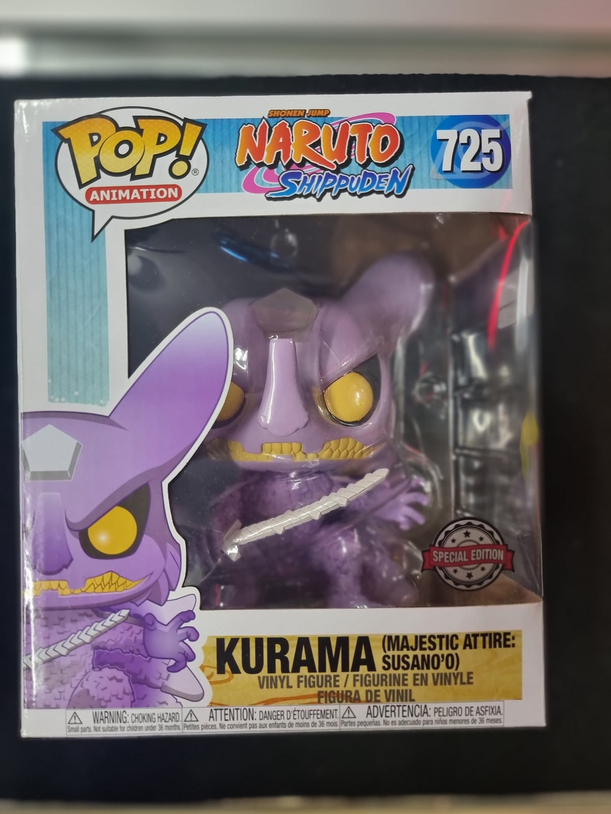 FUNKO POP NARUTO SHIPPUDEN KURAMA SPECIAL EDITION #725
