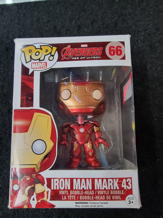 FUNKO POP MARVEL AVENGERS IRON MAN MARK 43 #66