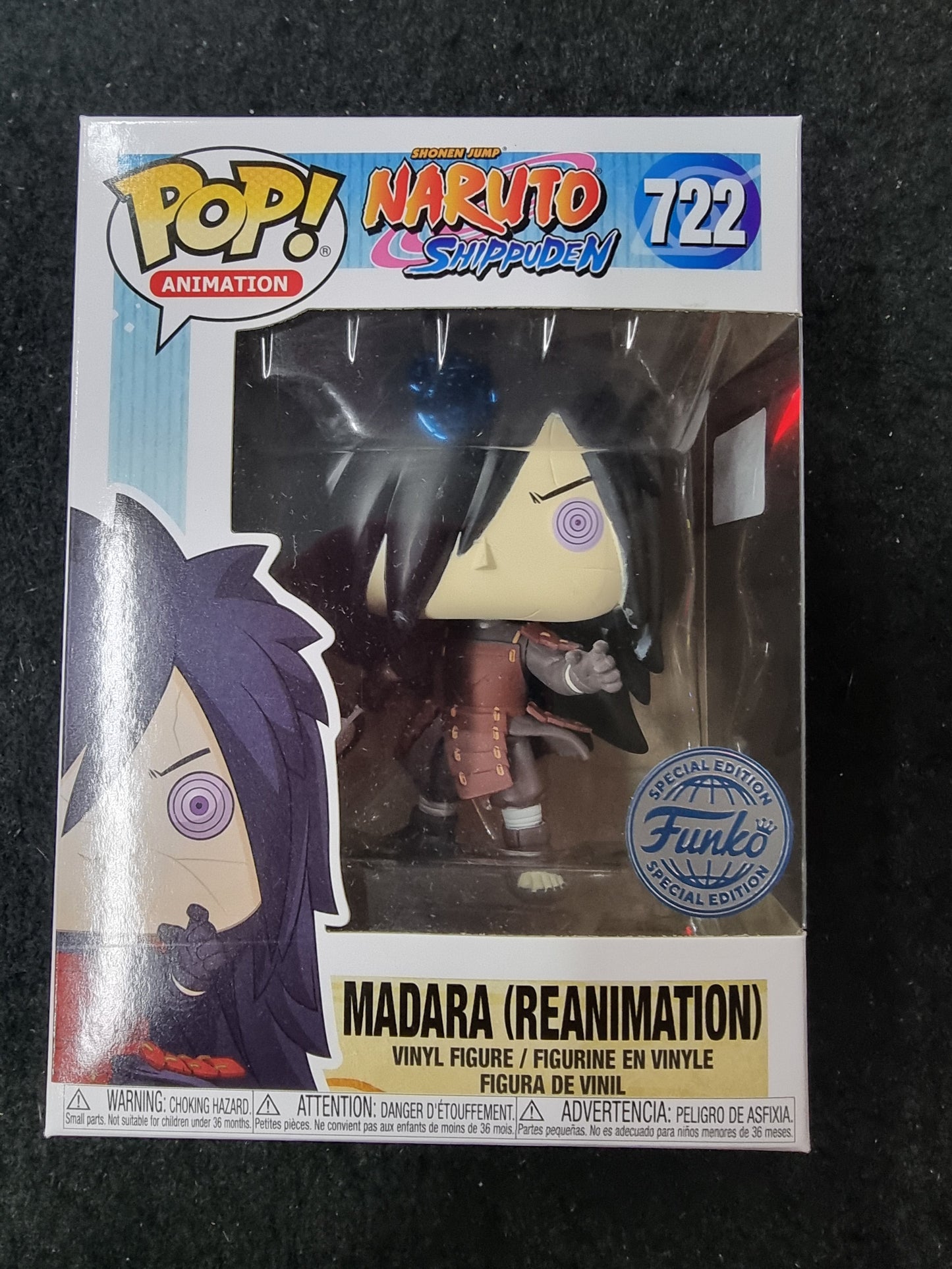 FUNKO POP NARUTO SHIPPUDEN MADARA (REAIMATION) #722 SPECIAL EDIION Captain Comics and Collectables Pty Ltd