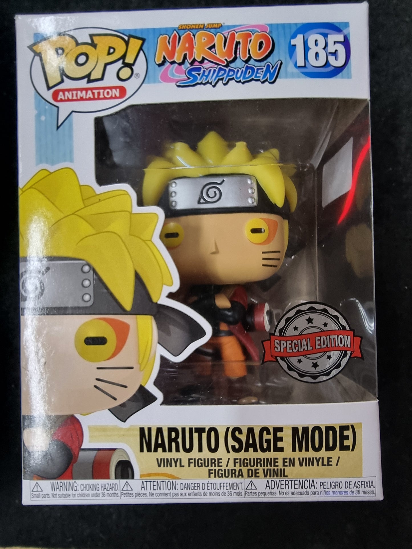 FUNKO POP NARUTO SHIPPUDEN NARUTO (SAGE MODE) #185 SPECIAL EDITION