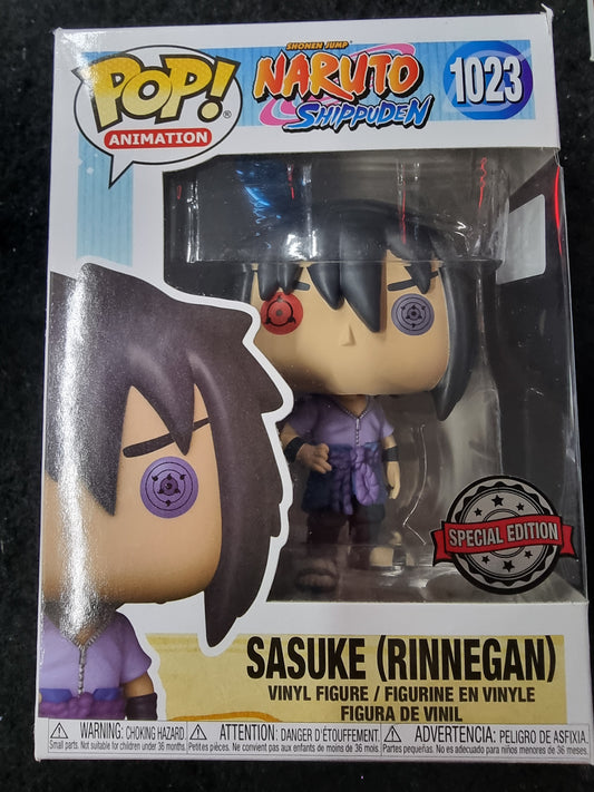 FUNKO POP NARUTO SHIPPUDEN SASUKE (RINNEGAN) #1023 SPECIAL EDITION