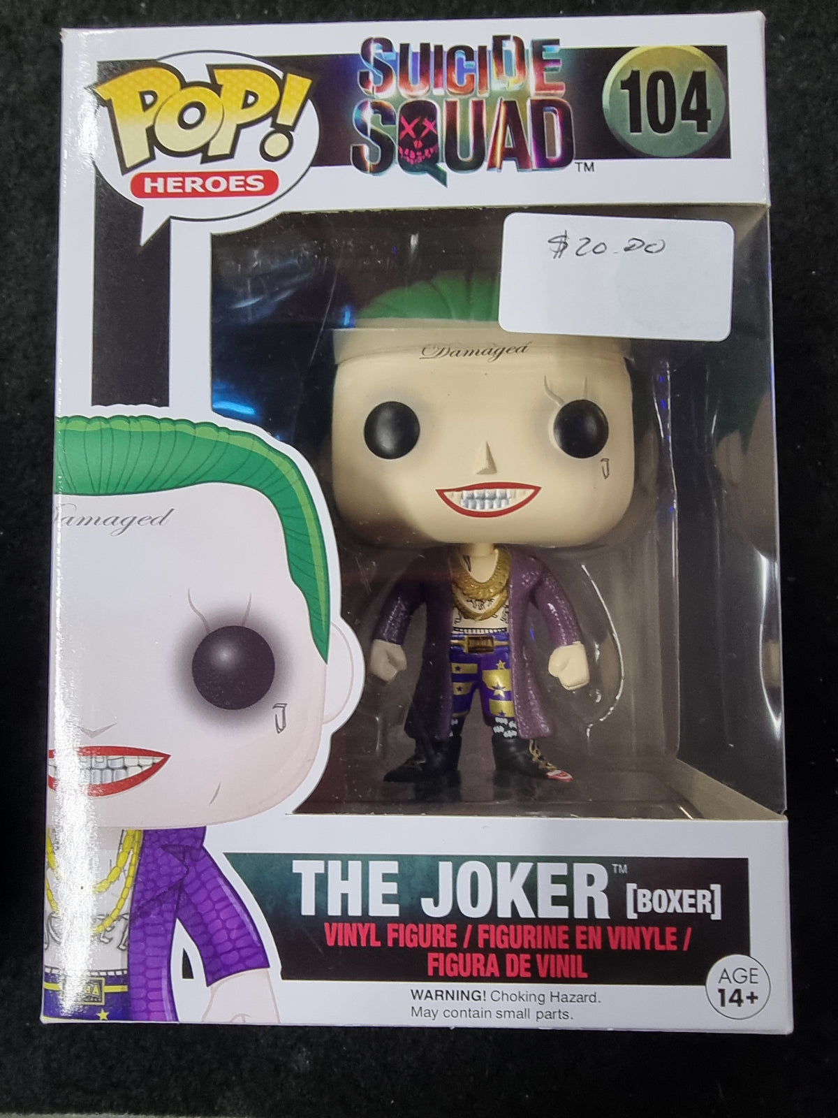 FUNKO POP SUCIDE SQUAD THE JOKER (BOXER) #104