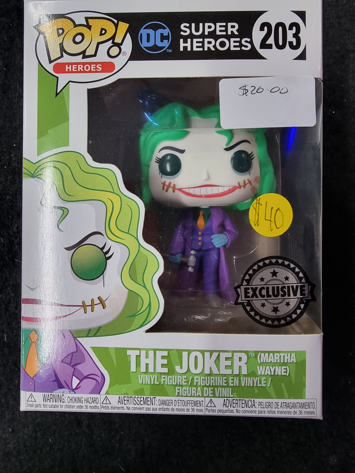 FUNKO POP DC SUPER HERROES THE JOKER #203