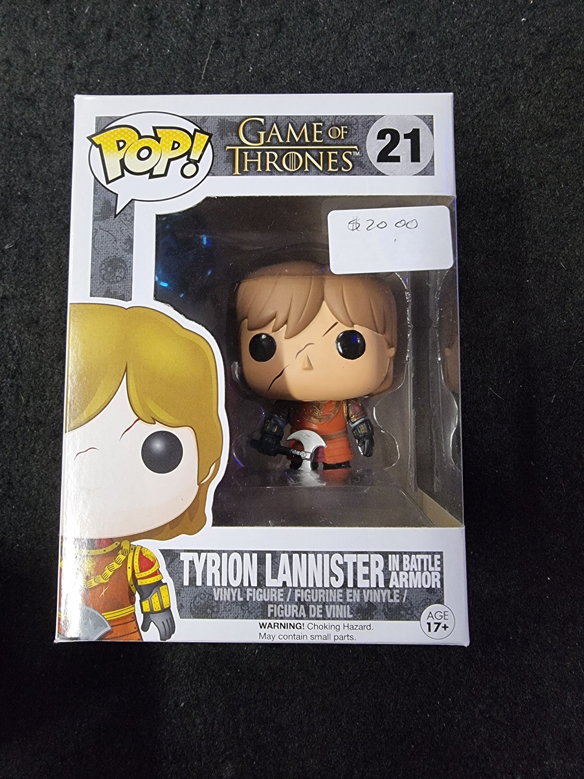 FUNKO POP GAME OF THRONES TYRION LANNISTER IN BATTLE ARMOR #21