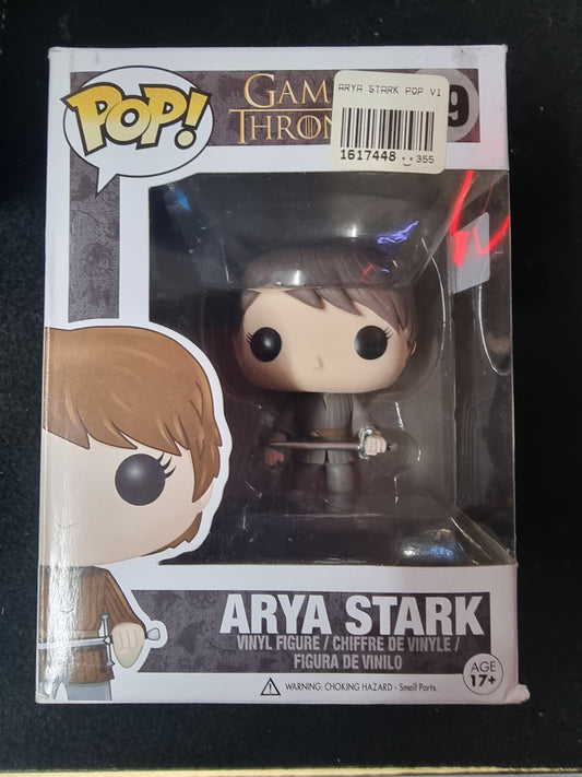 FUNKO POP GAME OF THRONES ARYA STARK #09