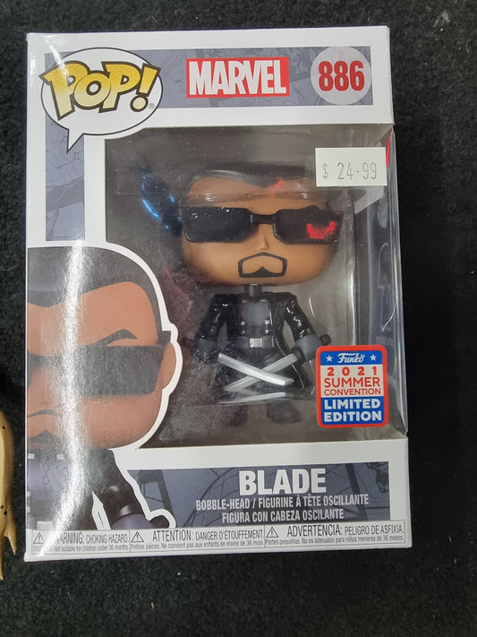 FUNKO POP MARVEL BLADE 2021 LIMITED EDITION #886