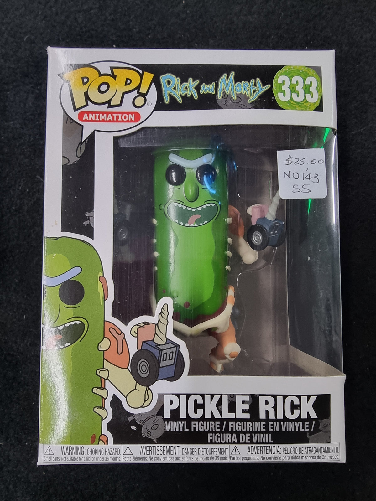 FUNKO POP RICK AND MORTY PICKLE RICK #333