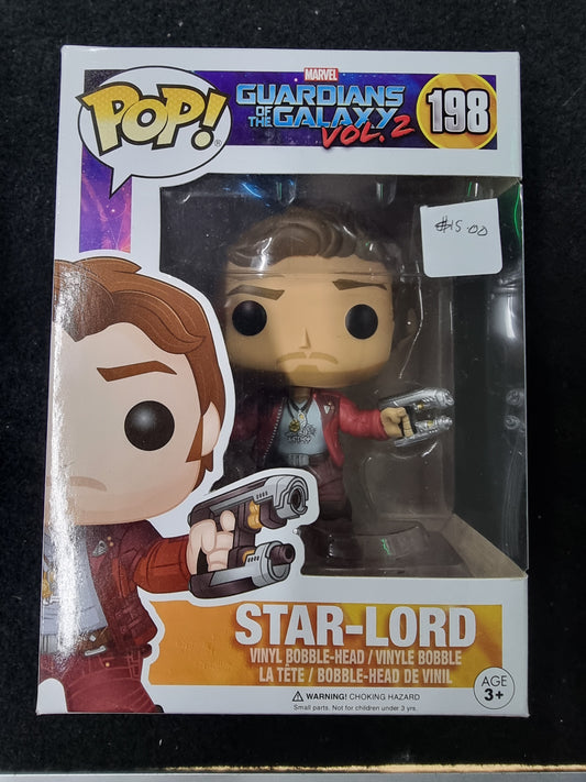 FUNKO POP MARVEL GUARDIANS OF THE GALAXY VOL 2 STAR-LORD #198
