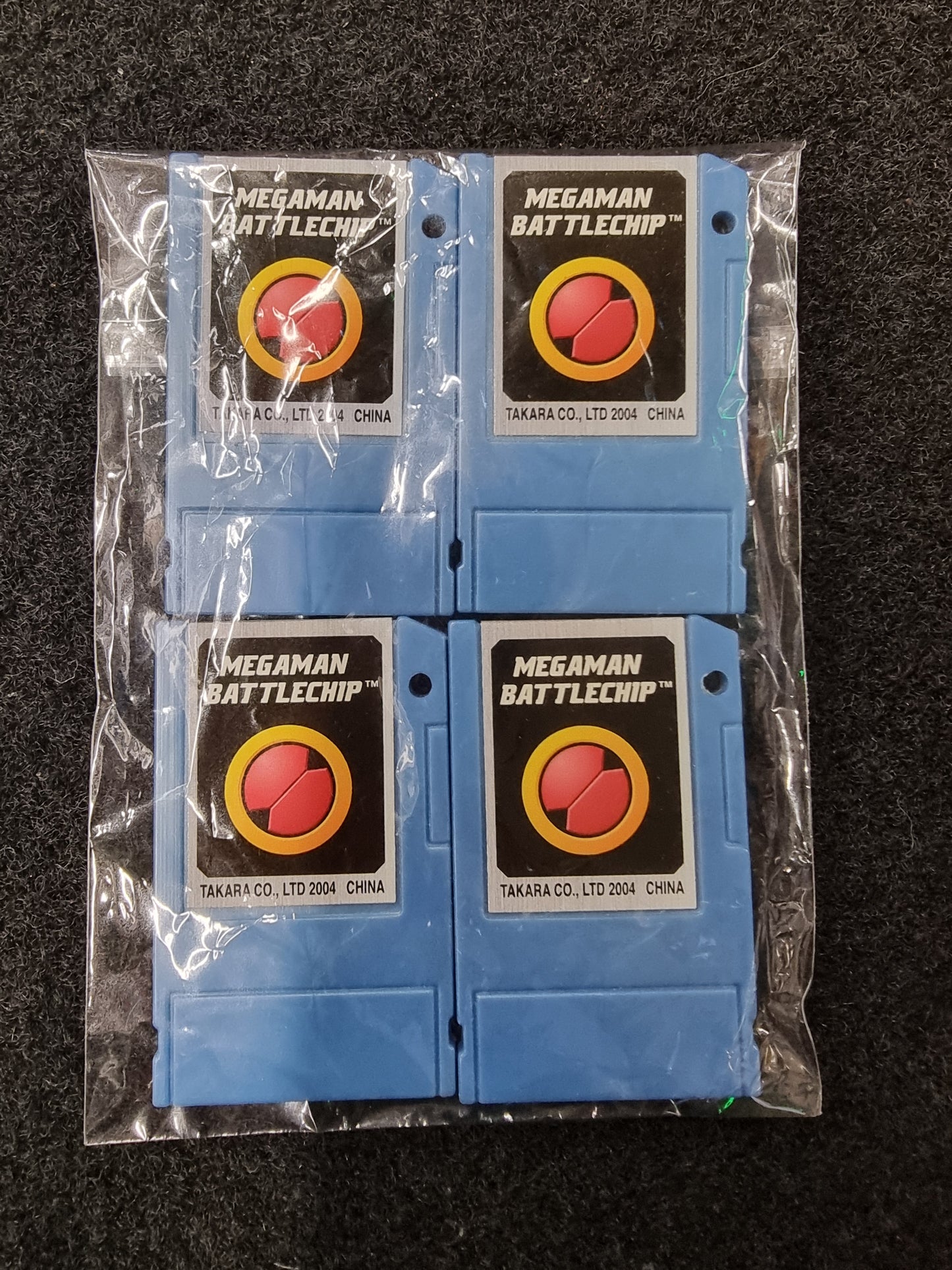 MEGAMAN BATTLECHIP CP 3 & CP5 X4