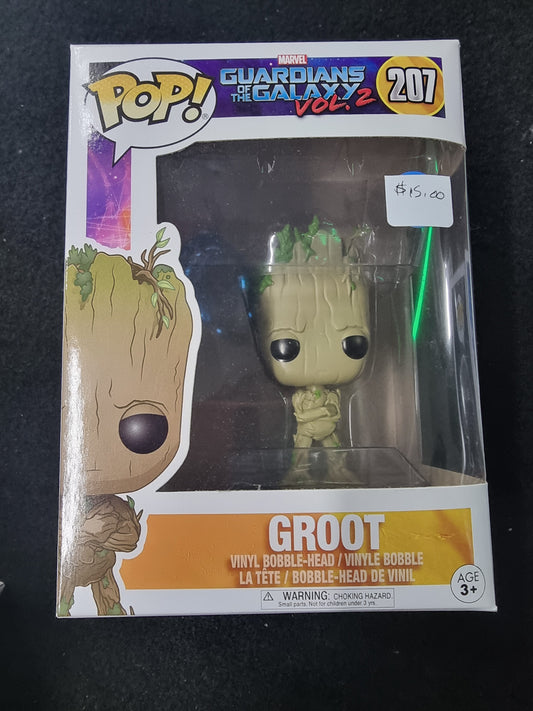 FUNKO POP MARVEL GUARDIANS OF THE GALAXY GROOT #207