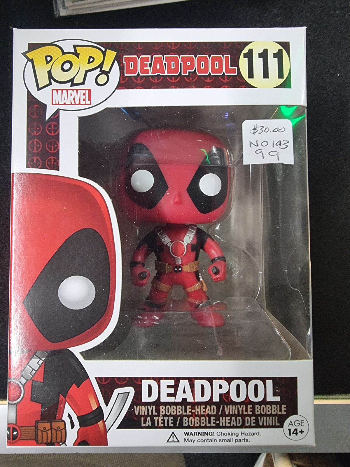 FUNKO POP DEADPOOL (WITH SWORD) #111