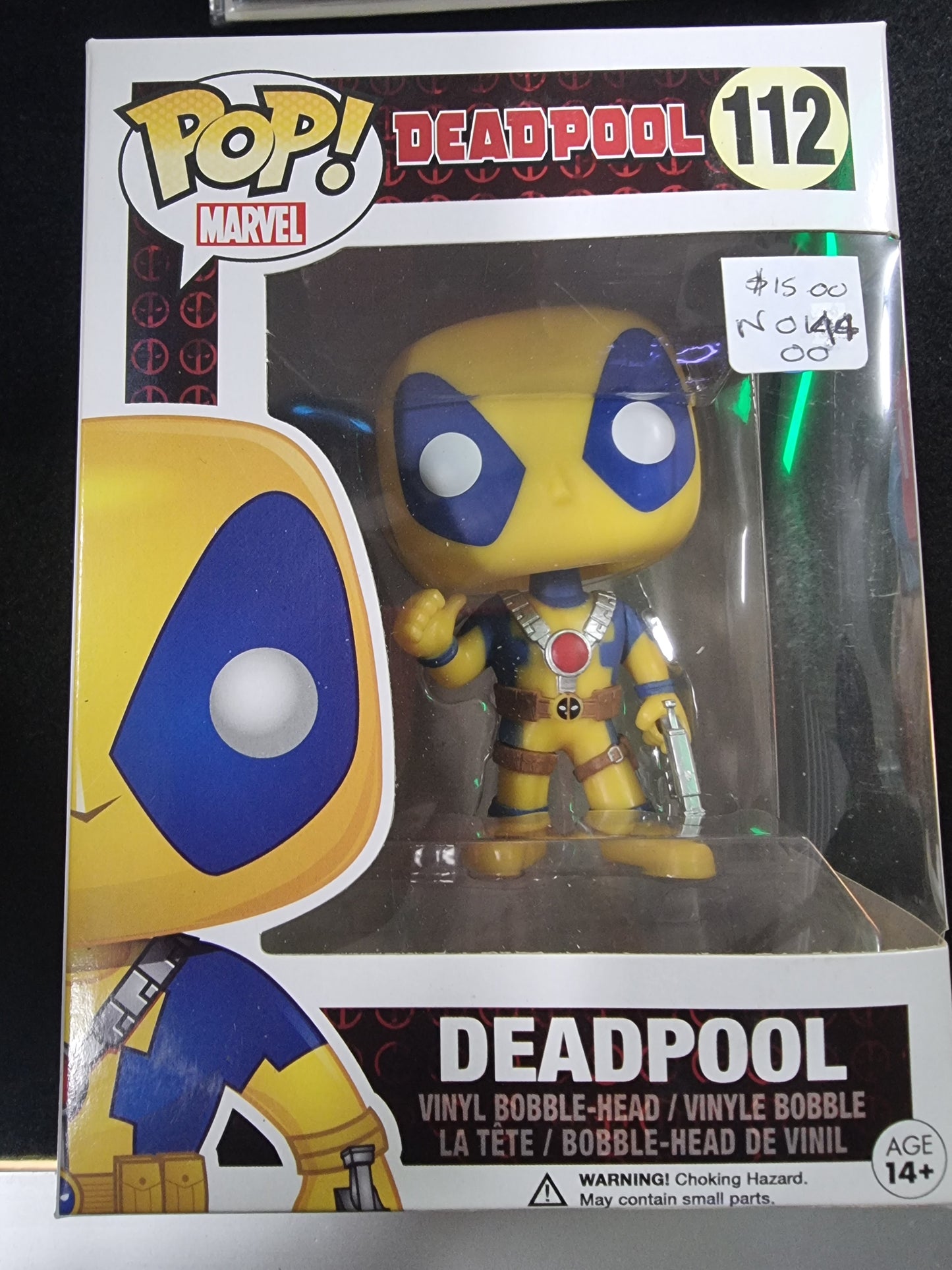 FUNKO POP DEADPOOL (YELLOW SUIT) #112
