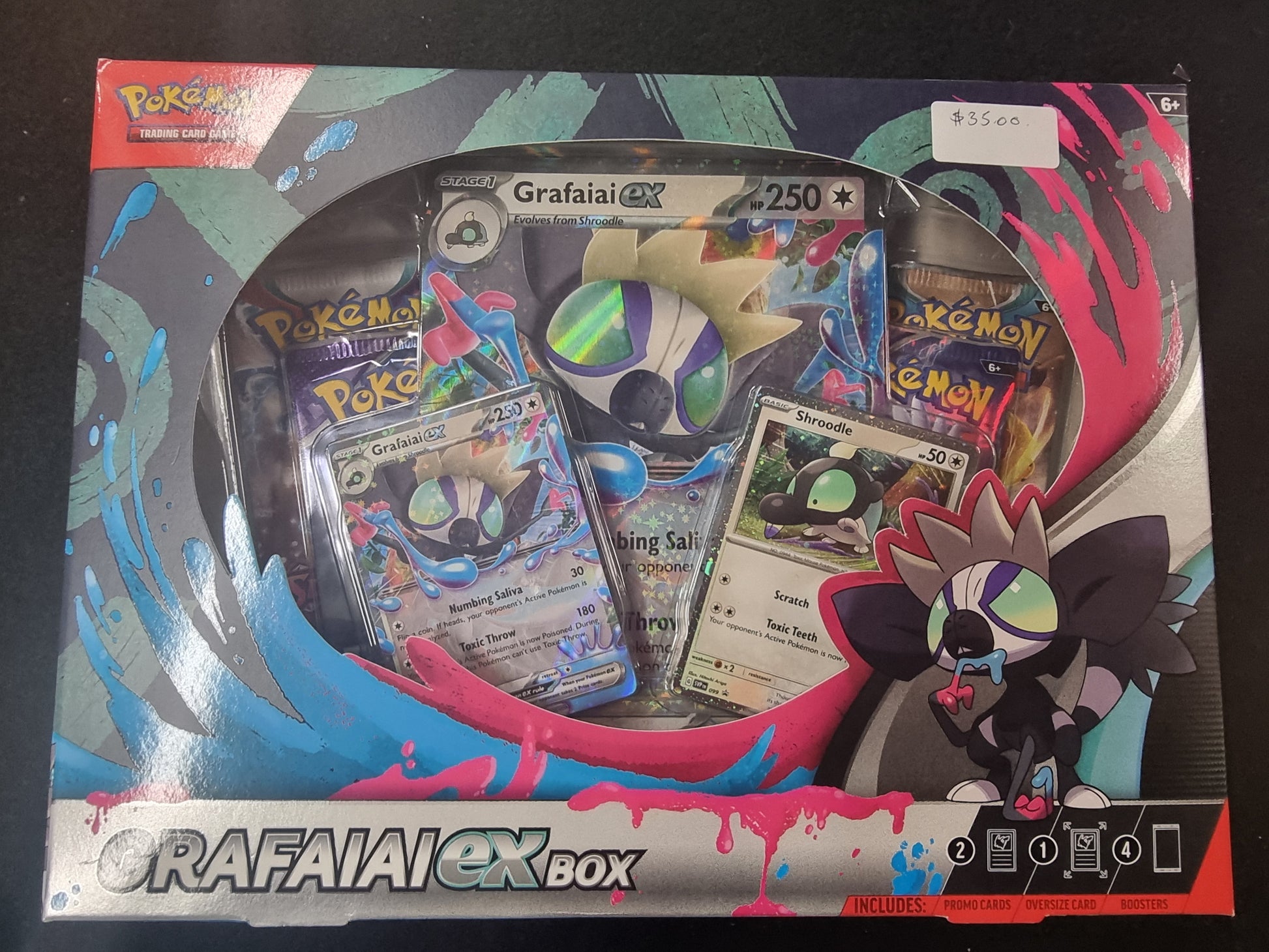 POKEMON GRAFAIAI EX BOX TRADING CARD GAME Captain Comics and Collectables Pty Ltd POKEMON GRAFAIAI EX BOX TRADING CARD GAME Captain Comics and Collectables Pty Ltd