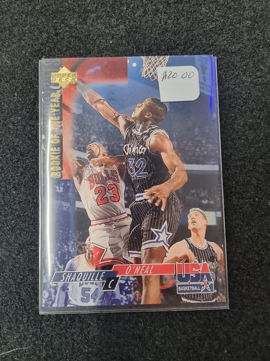 SHAQUILLE O'NEAL 194 UPPER DECK GOLD USA BASKETBALL CARD #50