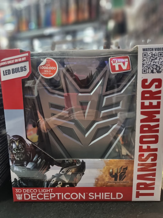 TRANSFORMERS 3D DECO LIGHT DECEPTICON SHIELD