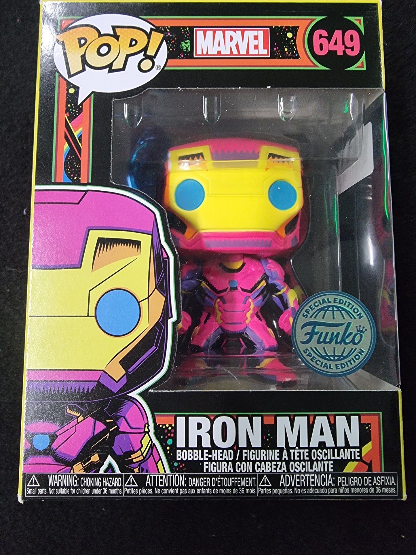 FUNKO POP MARVEL IRON MAN #649 SPECIAL EDITION