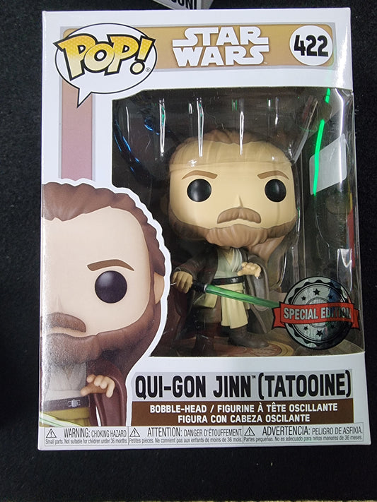 FUNKO POP STAR WARS QUI-GON JINN (TATOOINE) #422