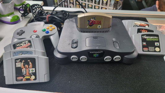 NINTENDO 64 CONSOLE + GAMES