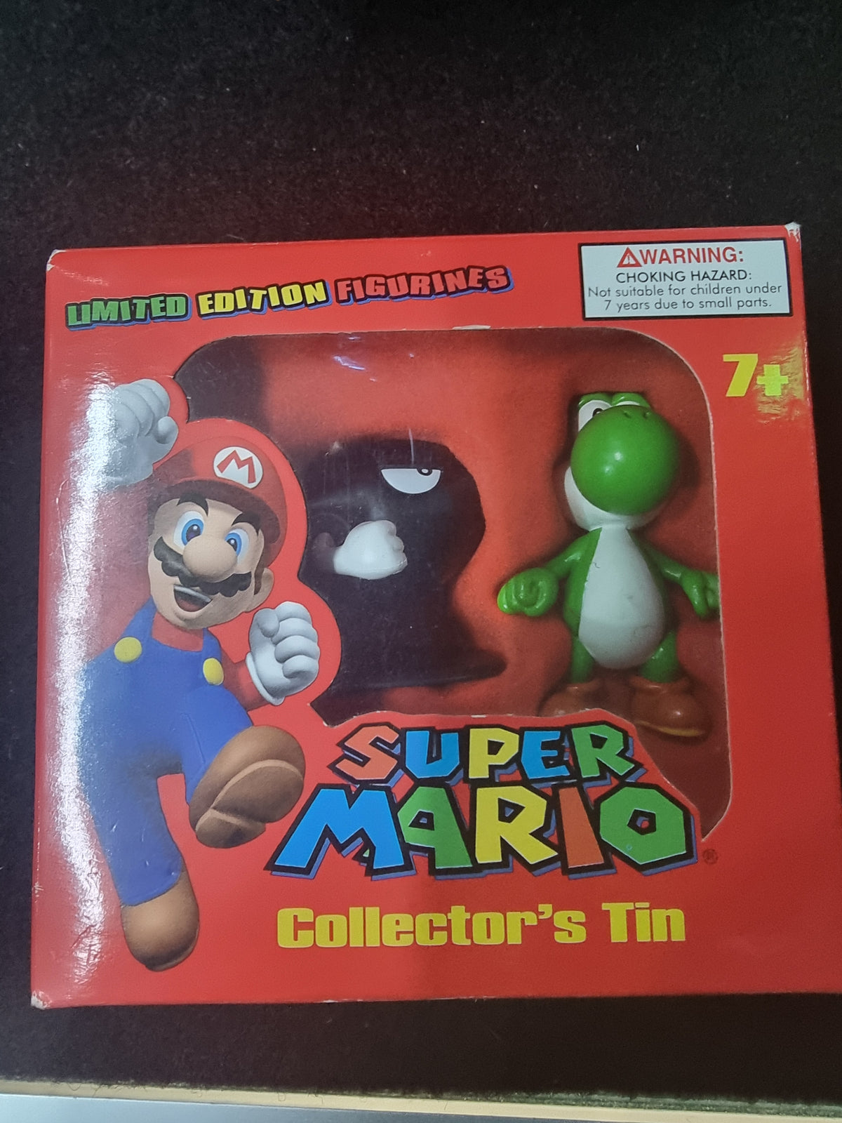 SUPER MARIO LIMITED EDITION FIGURINES COLLECTOR'S TIN BULLET BILL