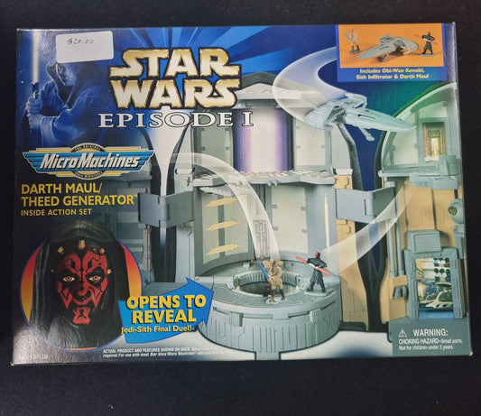 STAR WARS EPISODE 1 DARTH MAUL/ THEED GENEREATOR INSIDE ACTION SET