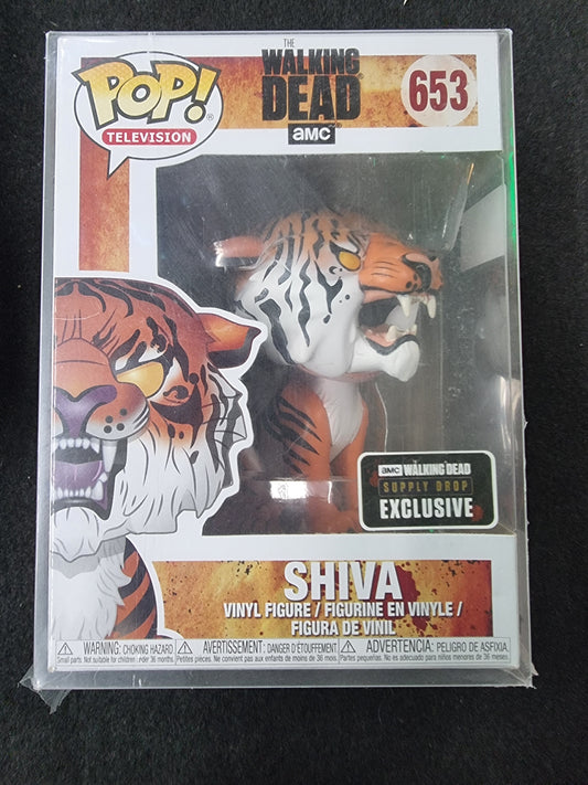 FUNKO POP THE WALKING DEAD SHIVA SUPY DROP EXCLUSIVE #653