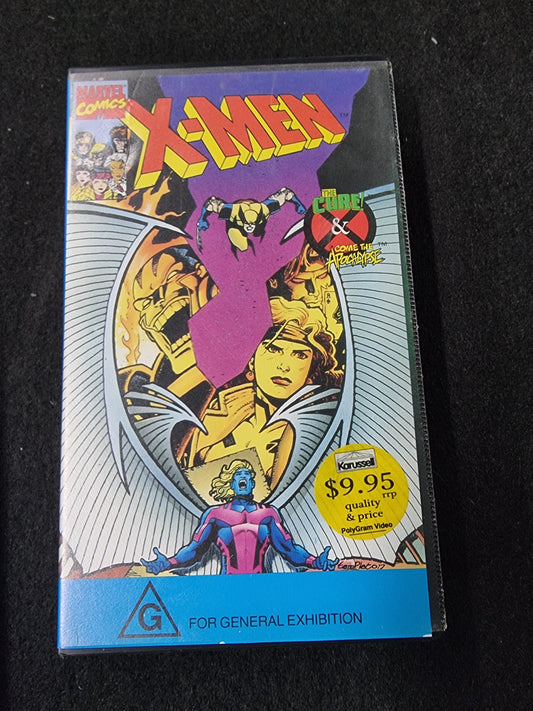 MARVEL COMICS X-MEN THE CURE VIDEO