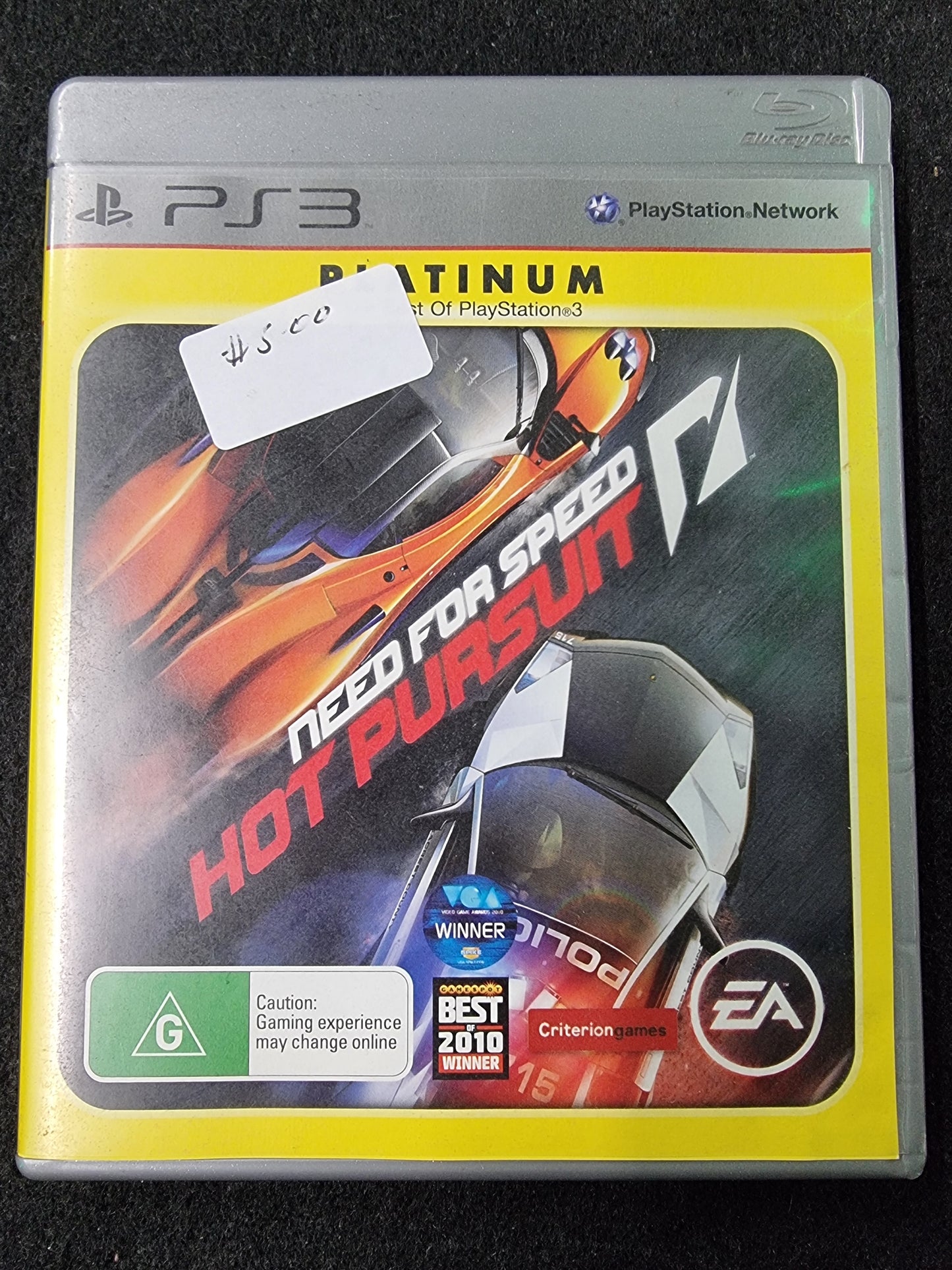 PS3 NEED FOR SPEED HOT PURSUIT PLATINUM