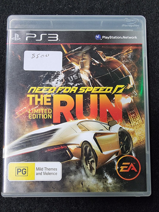 PS3 NEED FOR SPEED THE RUN LIMITED EDITION