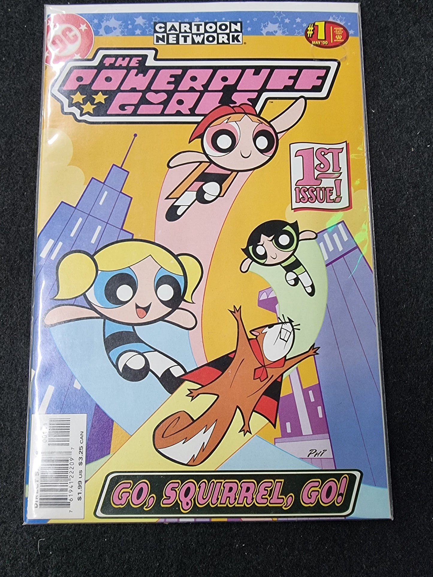 THE POWERPPUFF GIRLS 1ST ISSUE! GO, SQUIRREL, GO