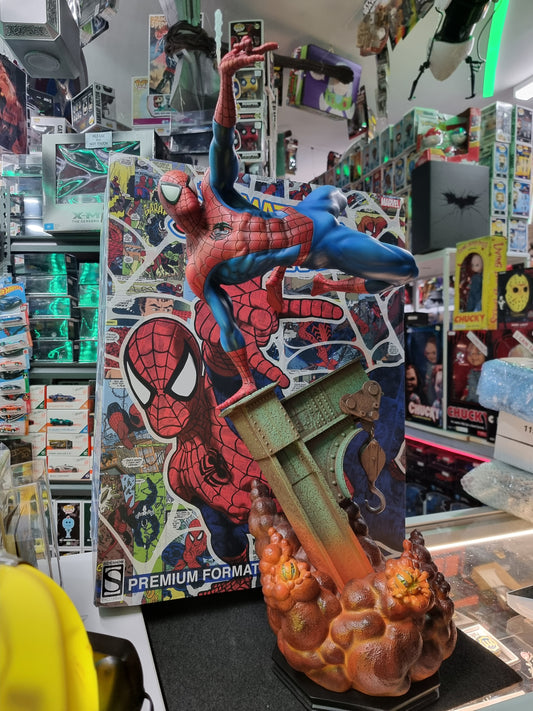 SIDESHOW PREMIUM FORMAT THE AMAZNG SPIDERMAN STATUE 2055/2500