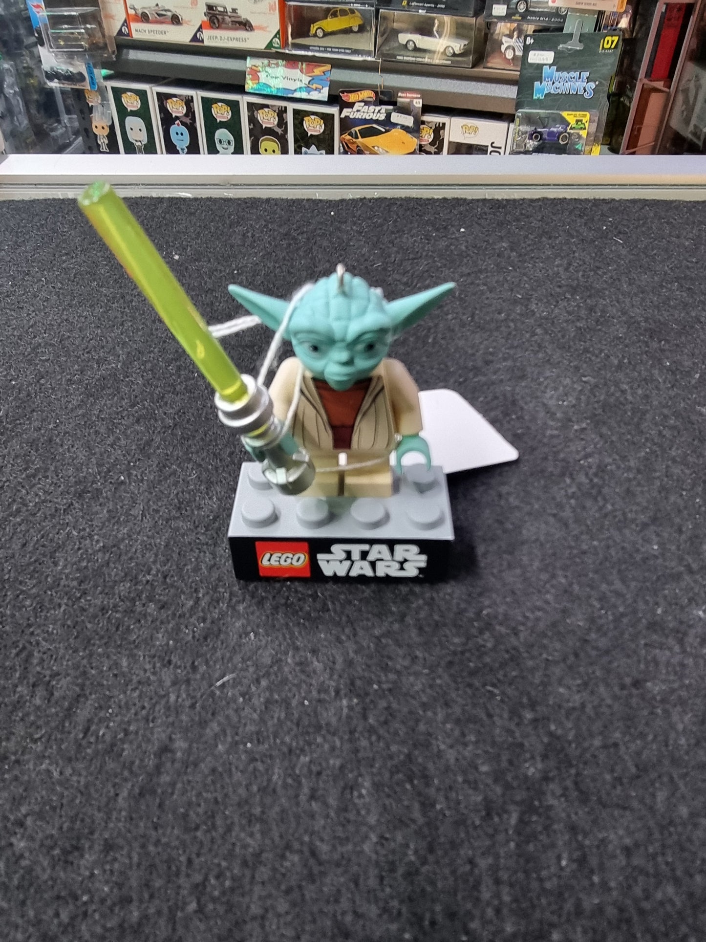 HALLMARK 2013 YODA LEGO STAR WARS ORNAMENT