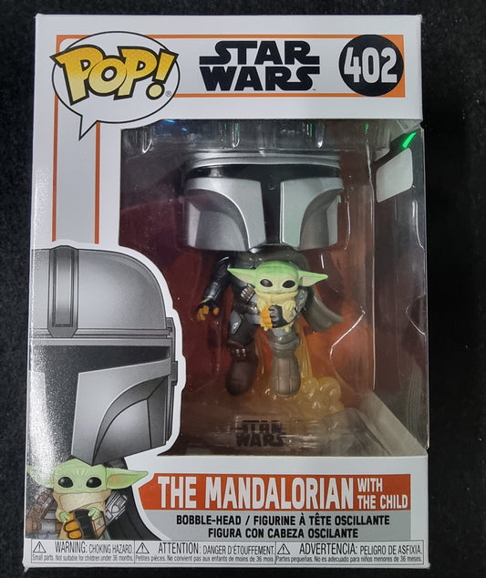 FUNKO POP STAR WARS THE MANDALORIAN WITH CHILD #402