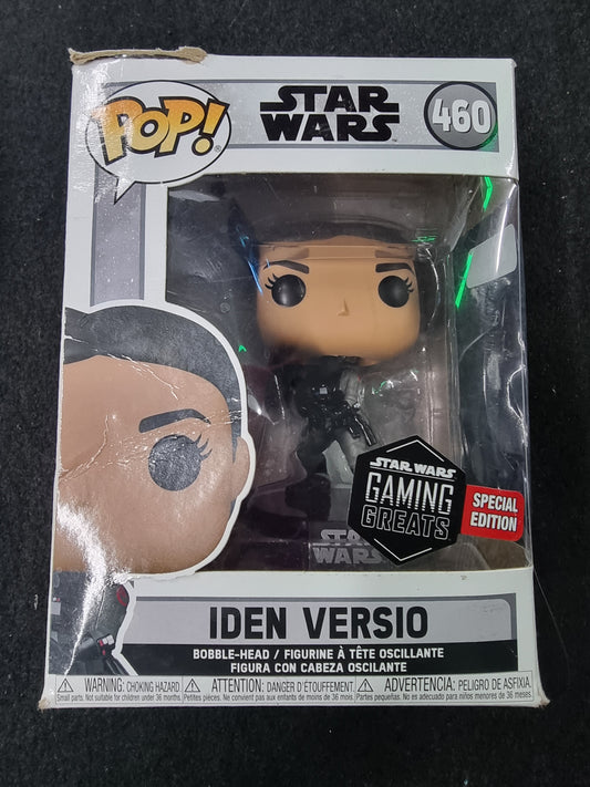 FUNKO POP STAR WARS IDEN VERSIO #460 STAR WARS GAMING GREATS SPECIAL EDITION