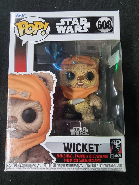 FUNKO POP STAR WARS WICKET #608 Captain Comics and Collectables Pty Ltd