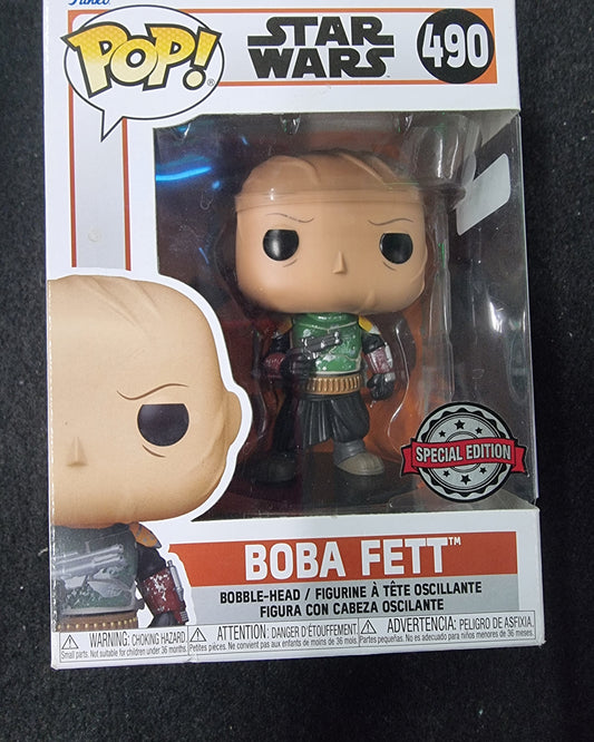 FUNKO POP STAR WARS BOBA FETT #490 SPECIAL EDITION