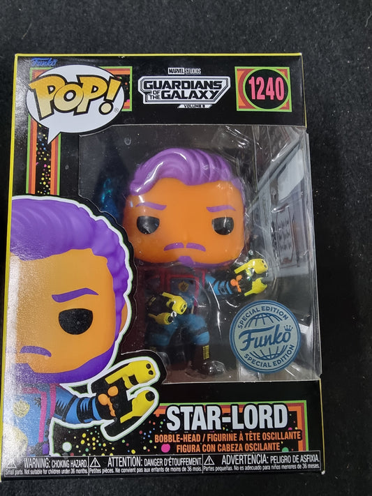 FUNKO POP GUARDIAN OF THE GALAXY STAR - LORD #1240 SPECIAL EDITION