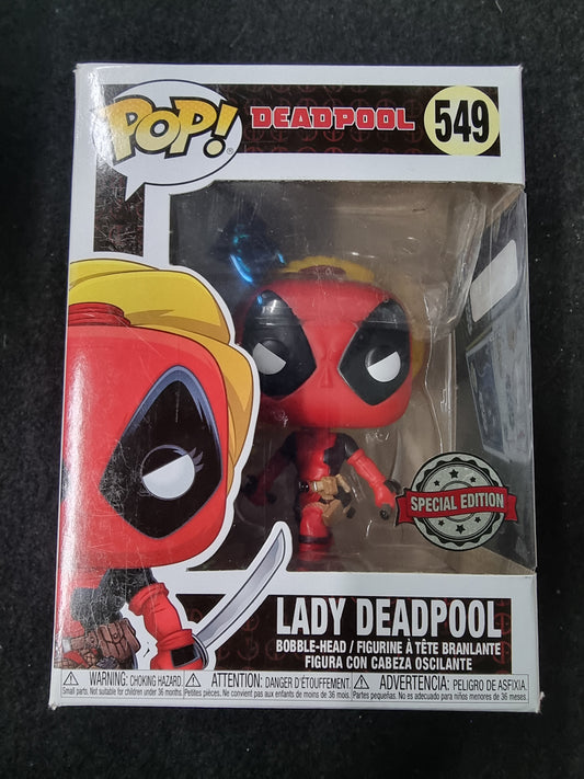 FUNKO POP DEADPOOL LADY DEADPOOL #549