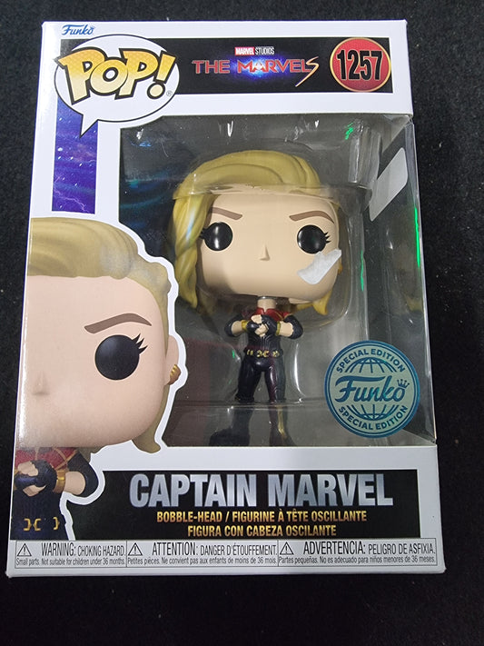 FUNKO POP MARVEL STUDIOS THE MARVELS CAPTAIN MARVEL SPECIAL EDITION #1257