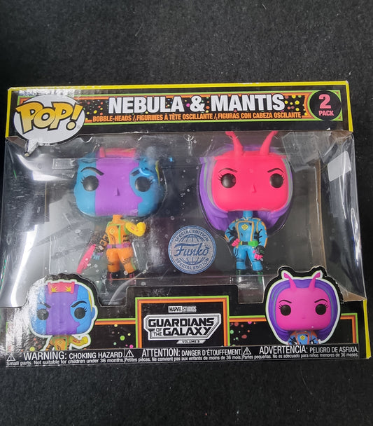 FUNKO POP GUARDIANS OF THE GALAXYNEBULA & MANTIS 2 PACK